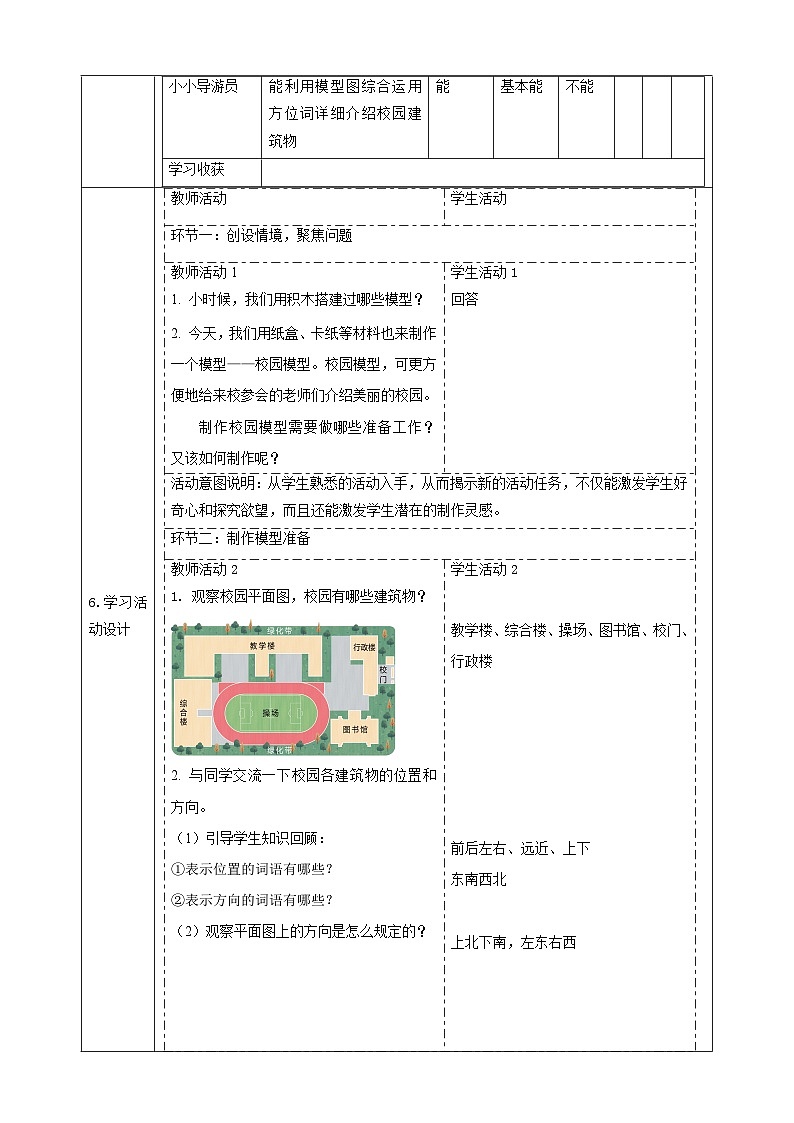 【大单元整体教学】1.3《制作校园模型》课时教案第2页