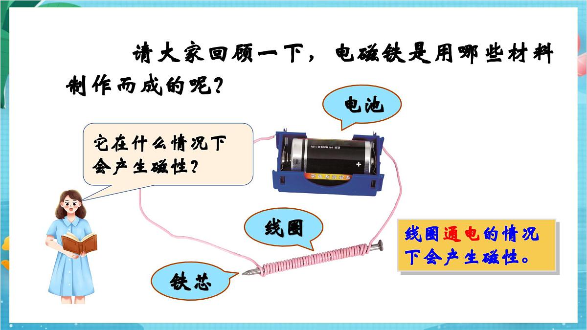 新教科版（2017）科学六上4.5《电磁铁》课件第8页