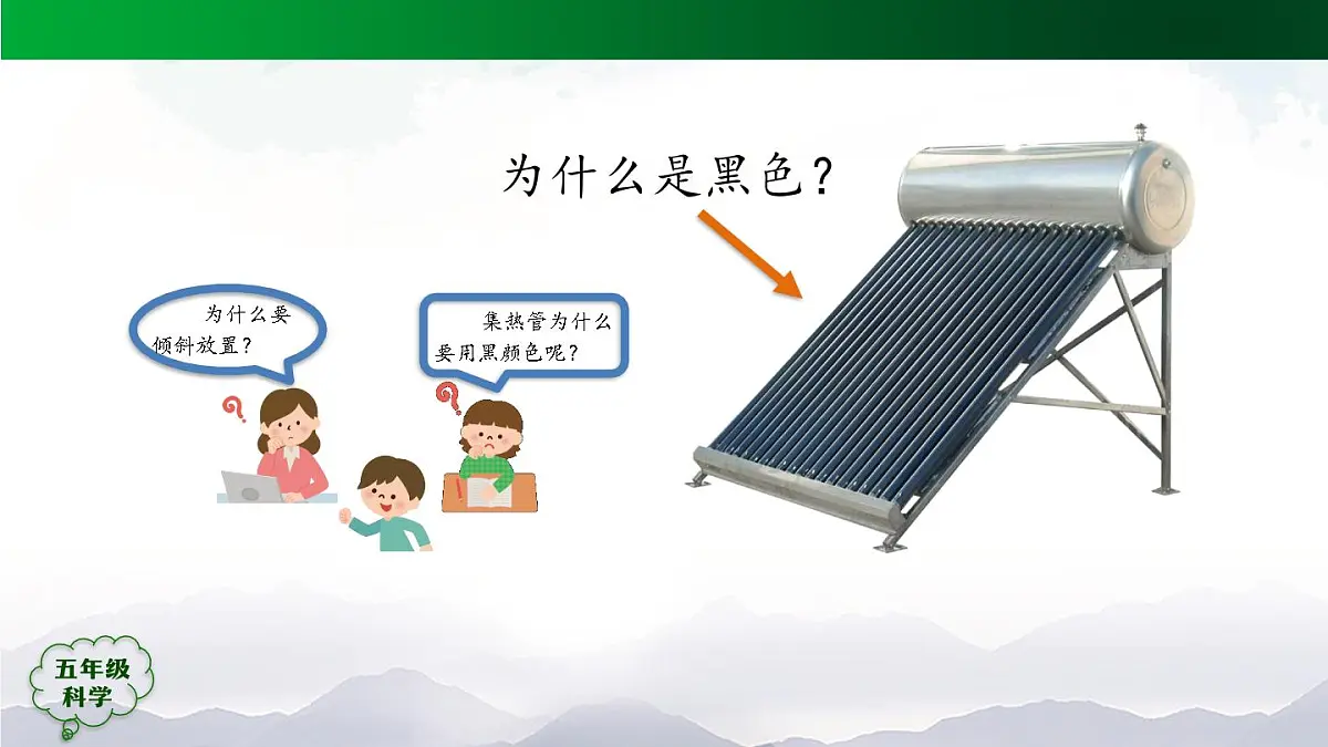 2025年秋人教鄂教版五年级科学上册 14 认识太阳能热水器（第一课时）-课件第7页