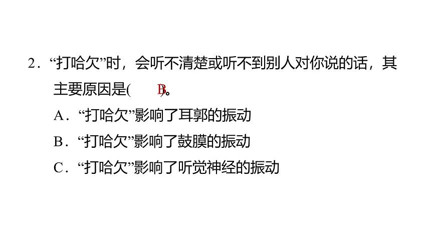 2025年教科版四年级科学上册 1.4我们是怎样听到声音的（复习课件）第3页