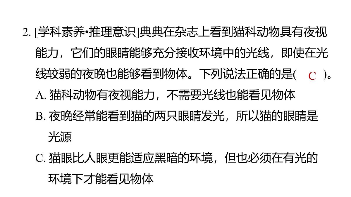 2025年教科版五年级科学上册1.1有关光的思考（复习课件）第4页