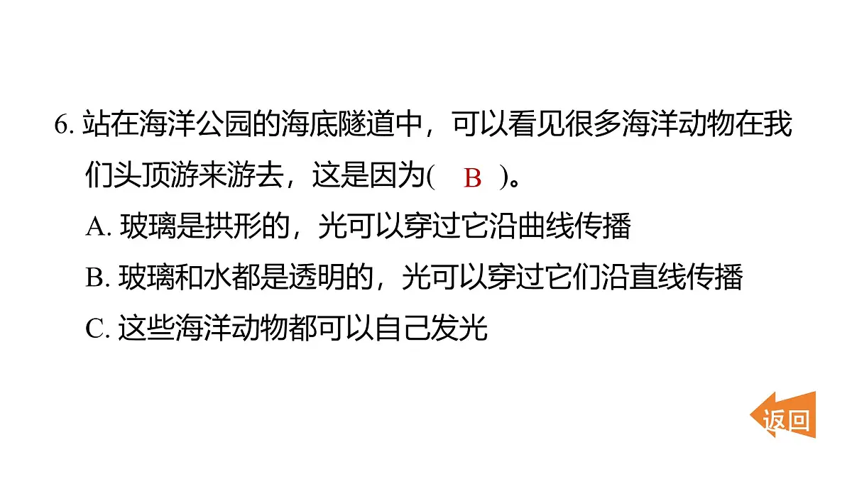 2025年教科版五年级科学上册1.3光的传播会遇到阻碍吗（复习课件）第7页