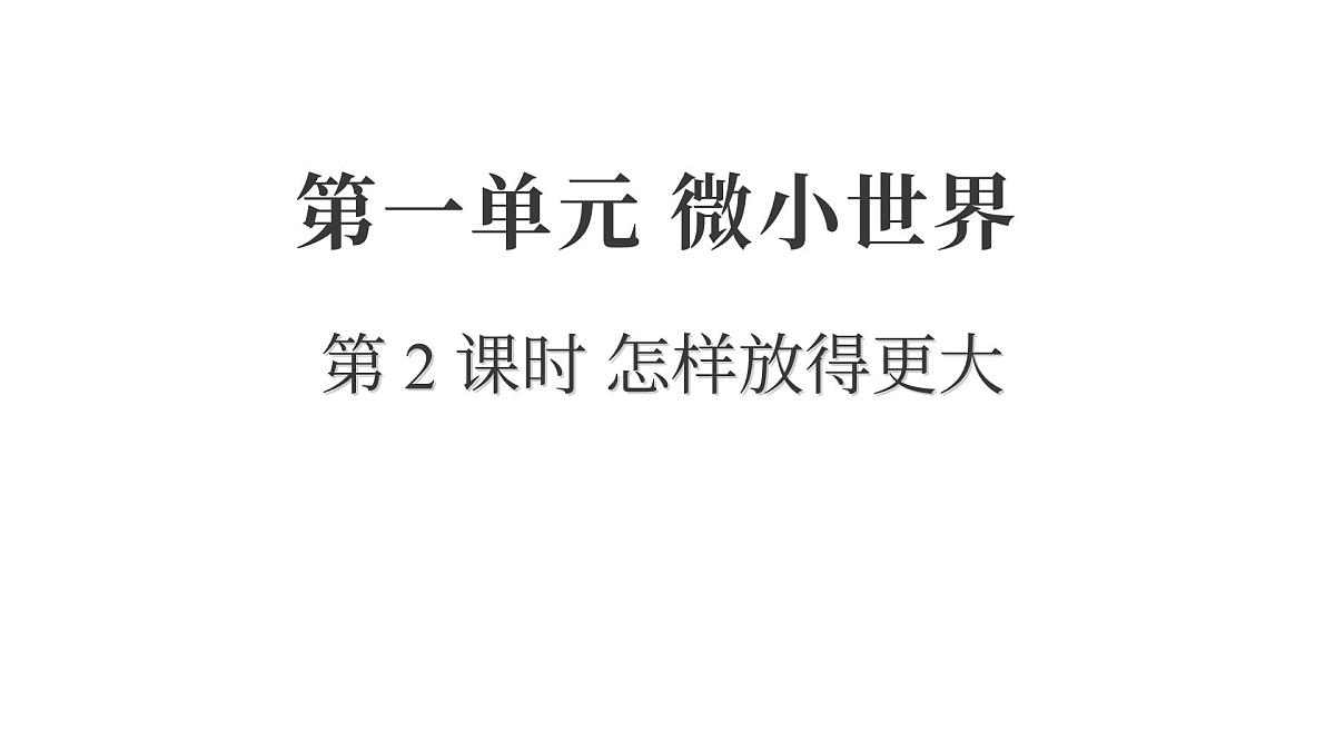 2025年教科版六年级科学上册 1.2 怎样放得更大（复习课件）第1页