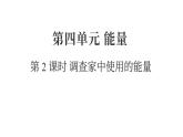 2025年教科版六年级科学上册 4.2 调查家中使用的能量（复习课件）