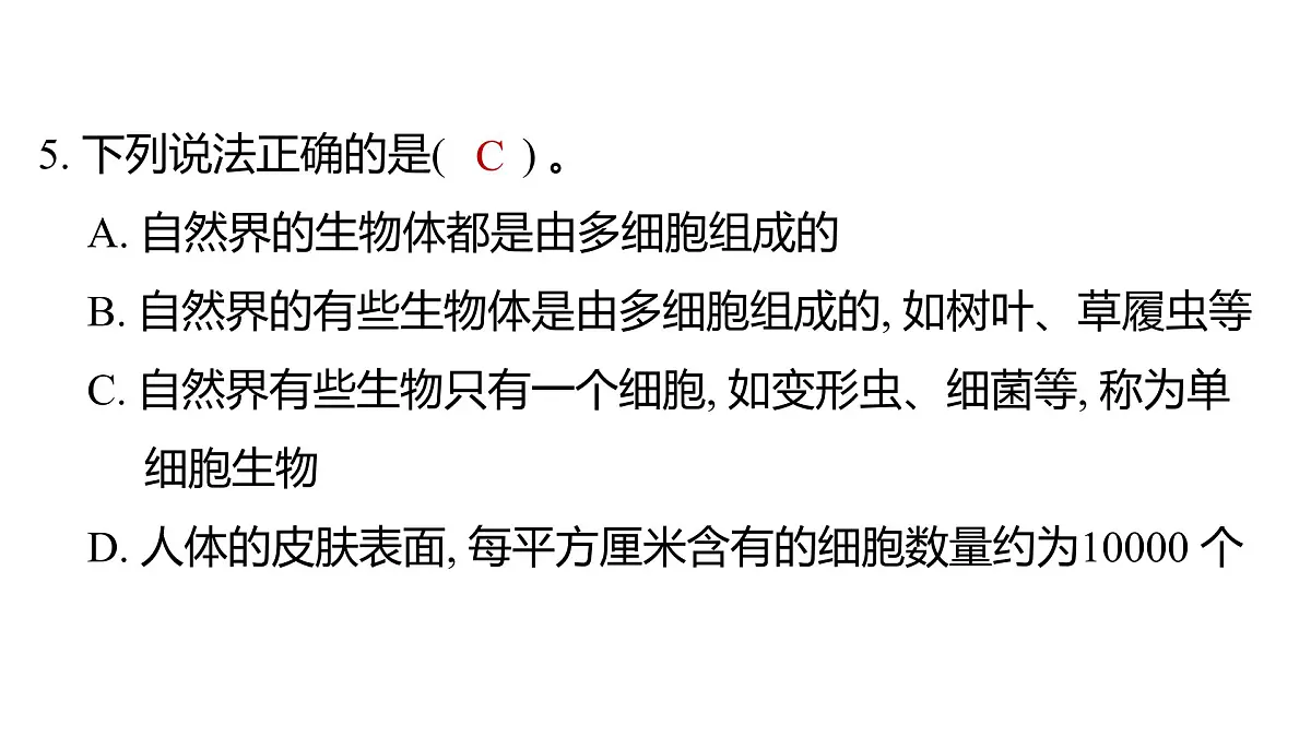 教科版六年级科学上册 2024—2025 第一学期金华永康市期末教学质量监测（课件）第6页