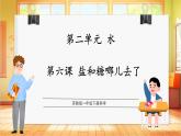 【蘇教版】一年級(jí)下冊(cè)科學(xué)  2.6《鹽和糖哪兒去了》課件+教案