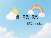 教科版小学科学三年级上册1.7天气预报  课件+教案