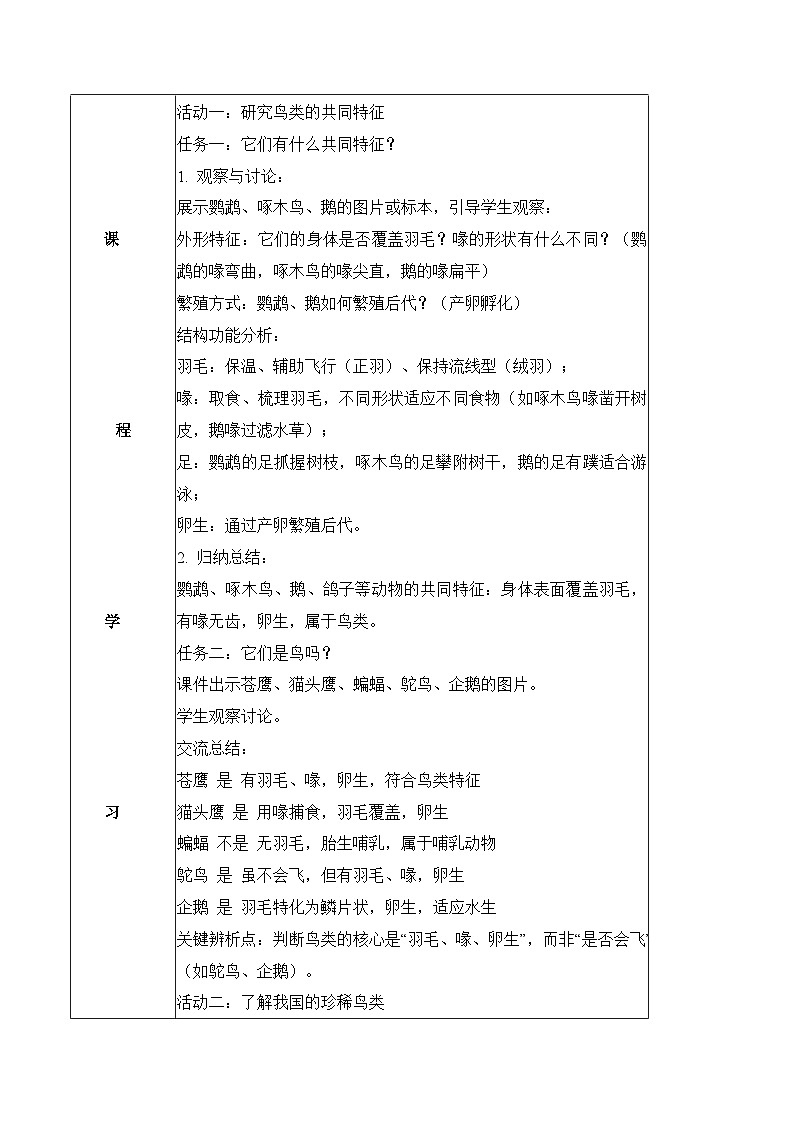 1.3 鸟（教学设计）第2页