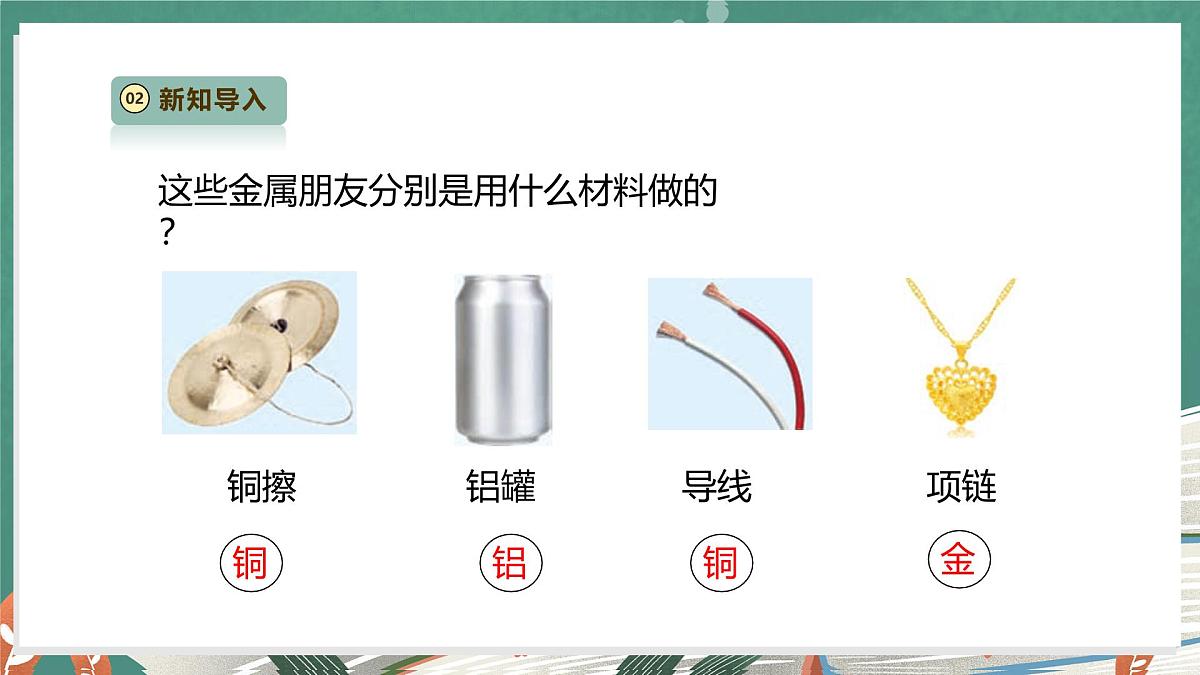 【教学评一体化】1.3《金属》课时课件第6页