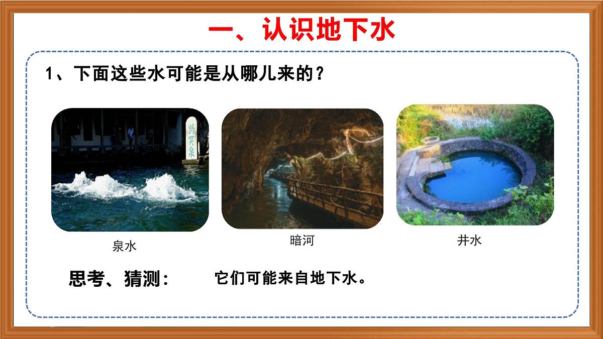 苏教版小学科学三年级上册《10 地下水》课件、视频、作业设计第4页