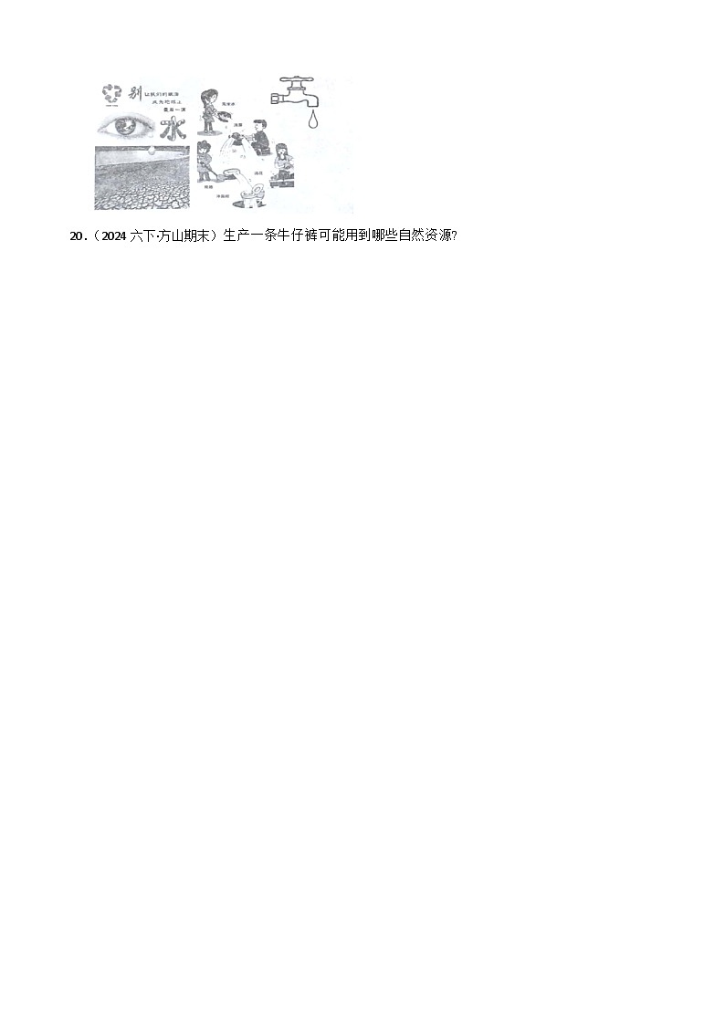 粤教粤科版六年级下册科学4.19《地球上的自然资源》(学生版)第3页