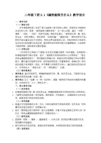 教科版(2024)二年级下册(2024)1.磁铁能吸引什么精品教学设计