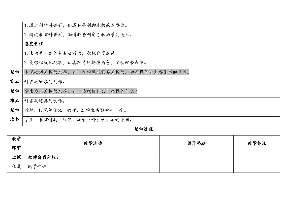 2026年湘科版二年级科学下册1.3四季发布会（表格式教案）第2页