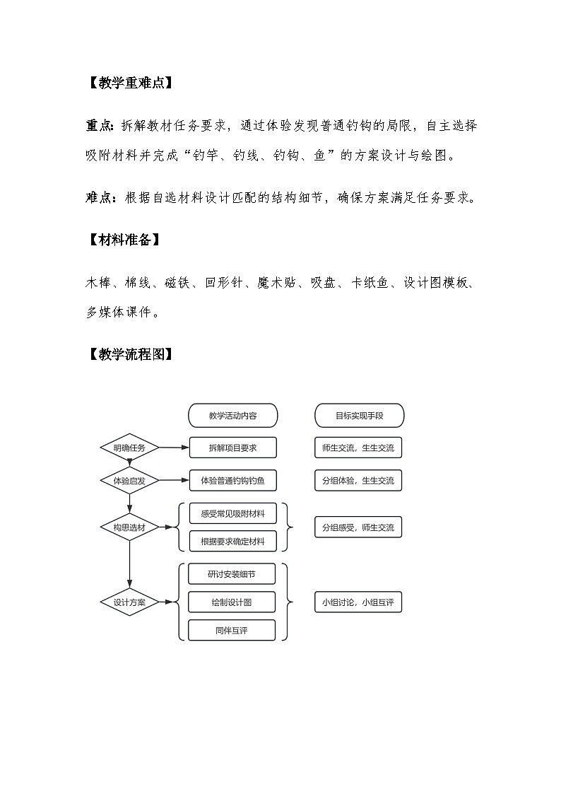 2026年教科版二年级科学下册 2.5《设计钓鱼玩具》教案第3页