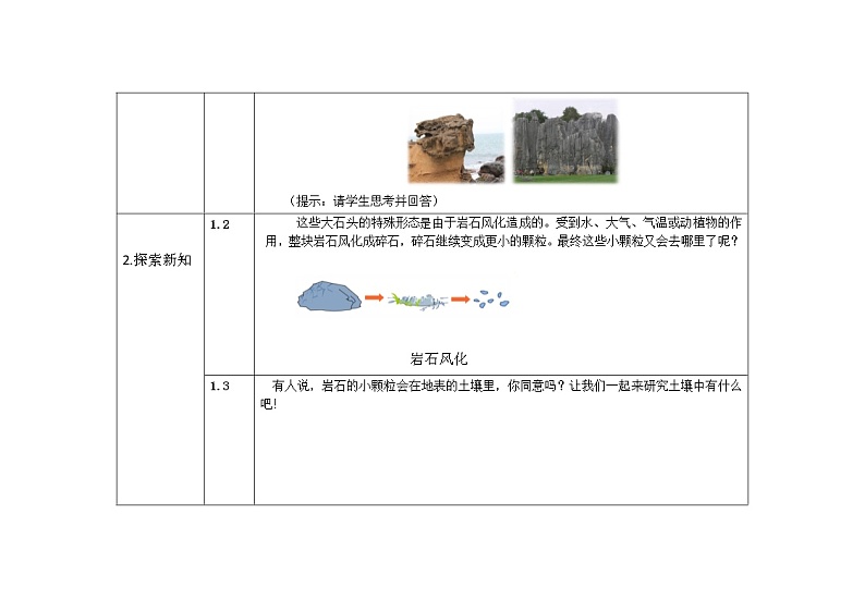 五年级上册科学教案 第三单元  第4课   土壤里有什么　教科版第2页