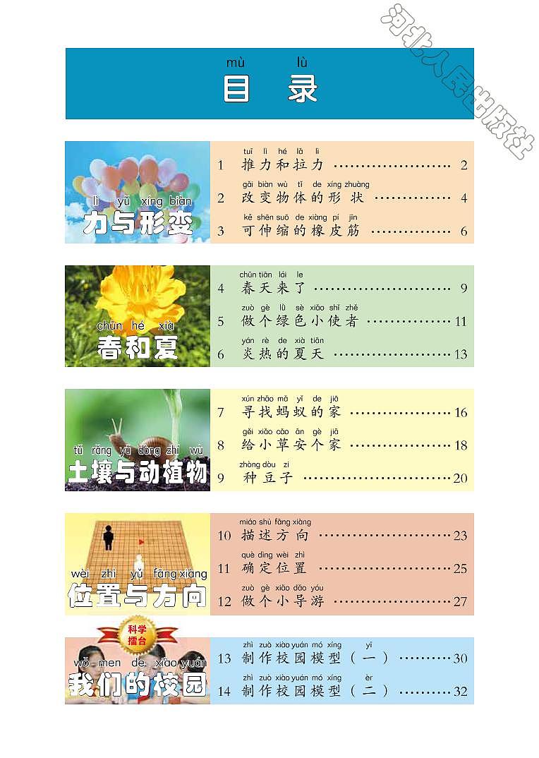 冀教版科学二年级下册电子教材2023高清PDF电子版02