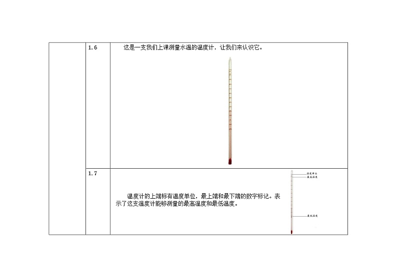三年级下册科学教案 第三单元  第1课   温度和温度计（教科版）03