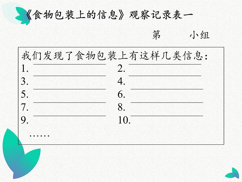 7.食物包装上的信息 课件03