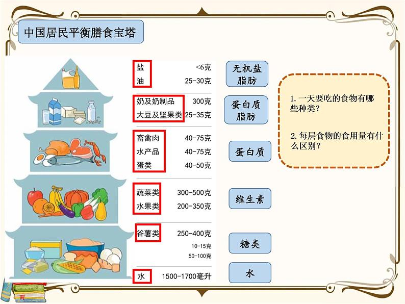 【精品课件】教科版 四年级科学  上册 2-6《营养要均衡》（PPT）03