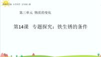 小学科学粤教粤科版 (2017)五年级上册14 专题探究：铁生锈的条件优秀课件ppt