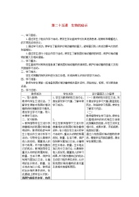 小学科学青岛版 (六三制)六年级上册25、生物的启示教学设计