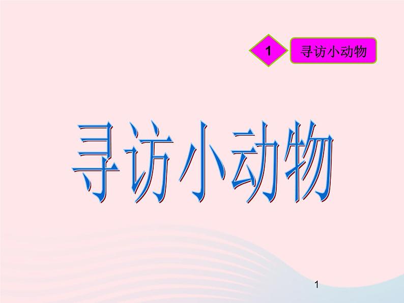 三年级科学上册2.1《寻访小动物》课件（4）教科版第1页