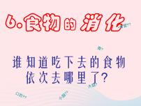 小学科学鄂教版三年级上册6 食物的消化课堂教学ppt课件