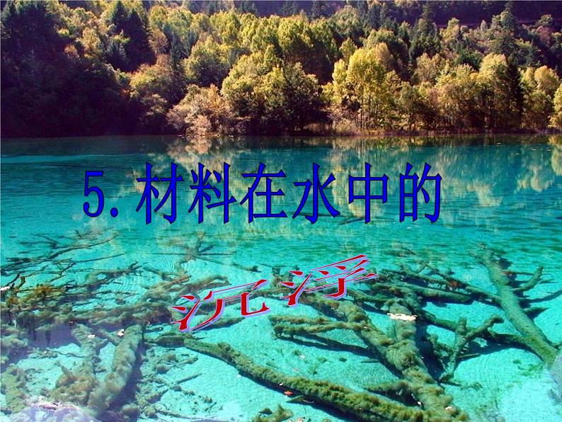 三年级科学上册3.5《材料在水中的沉浮》课件（3）教科版第2页