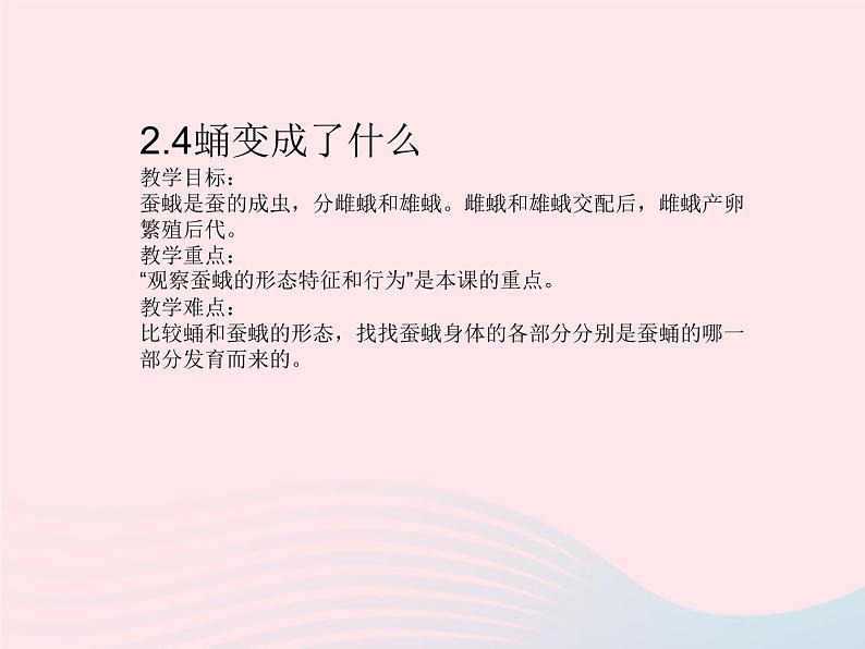 三年级科学下册第二单元动物的生命周期4蛹变成了什么课件1教科版01