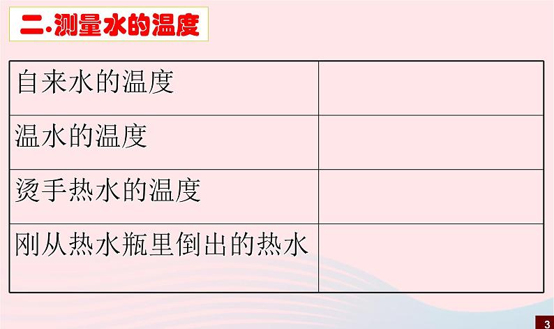 三年级科学下册第三单元温度与水的变化2测量水的温度课件2教科版03