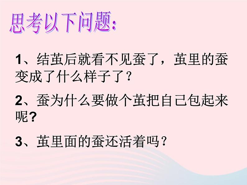 三年级科学下册第二单元动物的生命周期3蚕变了新模样课件1教科版08