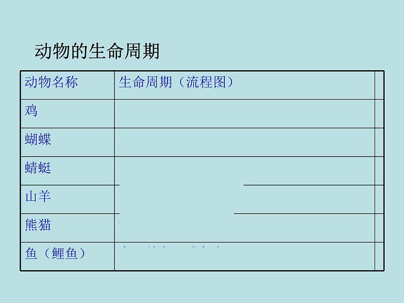 教科版（三起）科学三年级下册第二单元6《其他动物的生命周期》研究 课件05