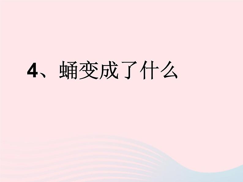 三年级科学下册第二单元动物的生命周期4蛹变成了什么课件3教科版01