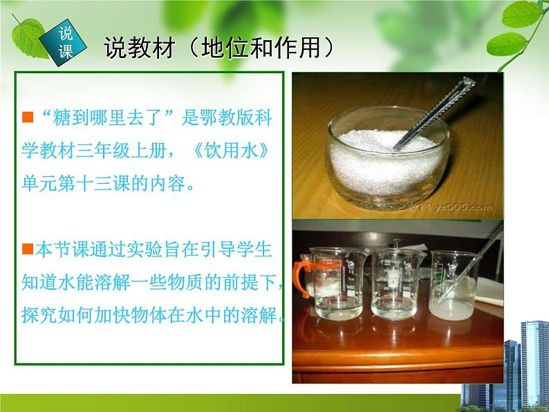 鄂教版（三起）科学三年级上册第二单元13、糖到哪儿去了 课件04