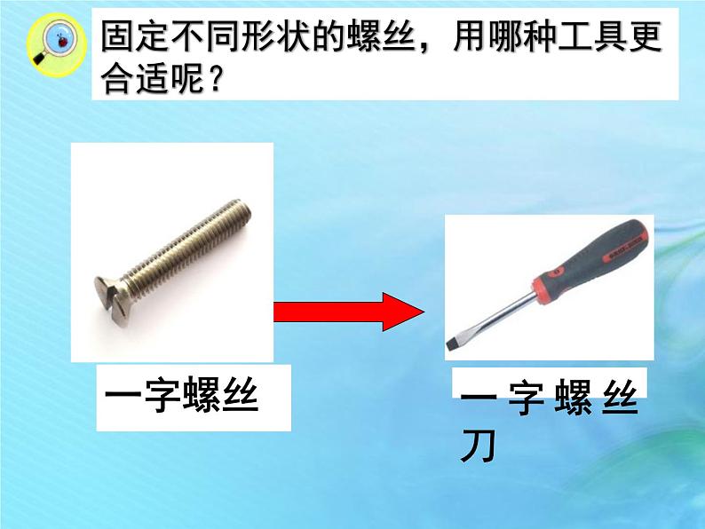 二年级科学上册常见的工具3拧螺丝课件冀教版第6页