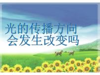 小学科学教科版 (2017)五年级上册4.光的传播方向会发生改变吗图文课件ppt