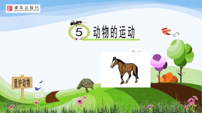 青岛版科学六三制一下6动物的运动 课件PPT02