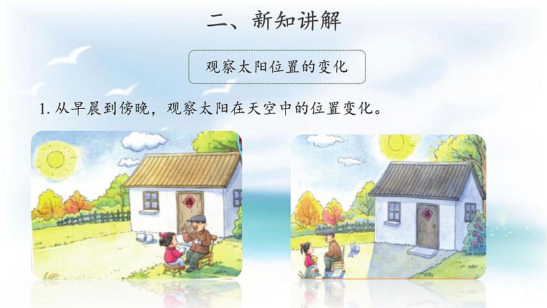 人教版鄂教版科学二年级下册2.4 太阳升起来了 PPT课件+教案04