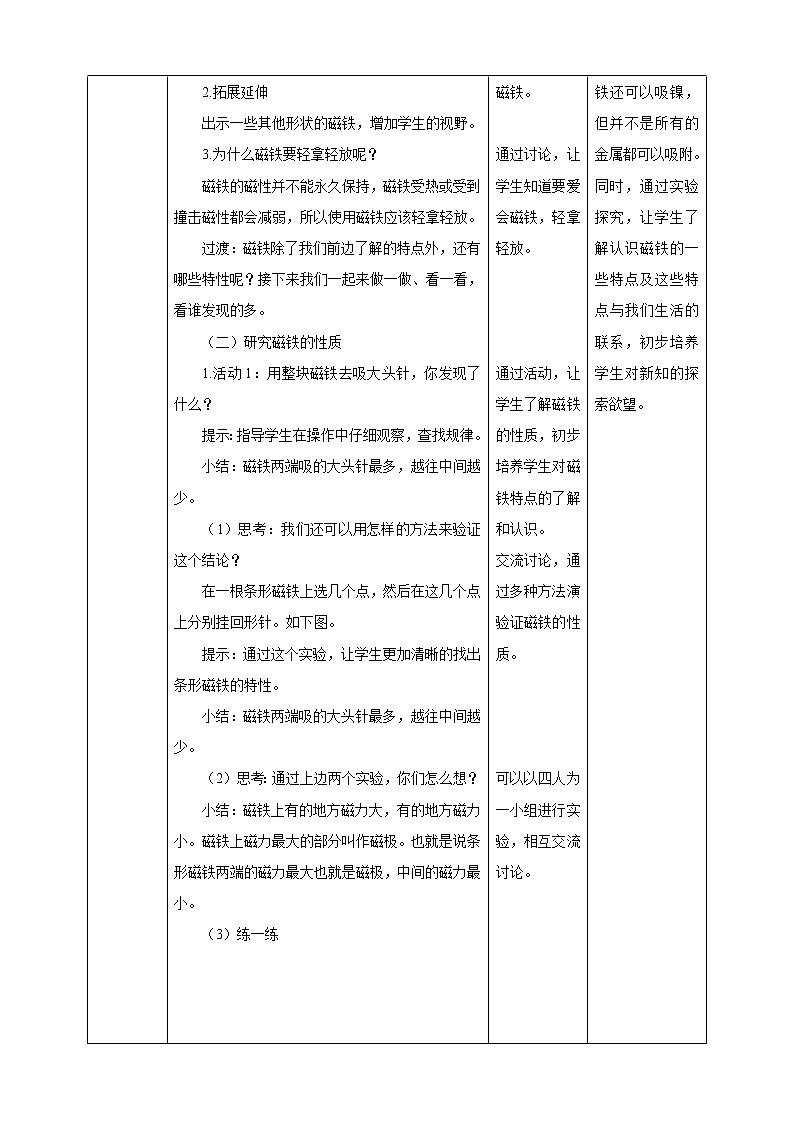 苏教版二年级下册 2.5 磁铁的两极 PPT课件+教案+同步练习02