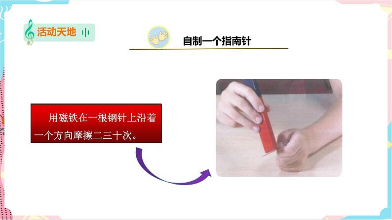 苏教版二年级下册 2.6 自制指南针 PPT课件+教案+同步练习08