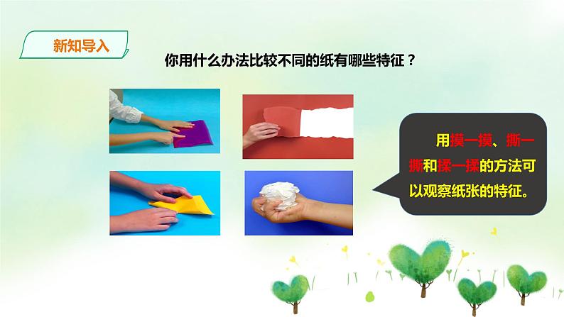 粤教粤科版科学一年级下册：3.8《一起观察纸》 课件PPT+教案+同步练习07