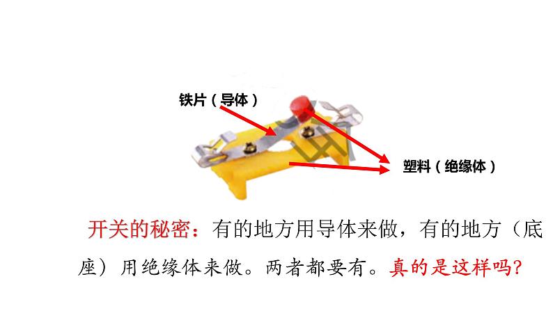 新教科版科学四年级下册：2.7《电路中的开关》PPT课件03