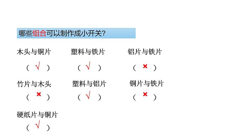 新教科版科学四年级下册：2.7《电路中的开关》PPT课件06