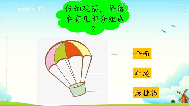 新大象版四年级下册科学准备单元 降落伞课件+教学设计+练习03