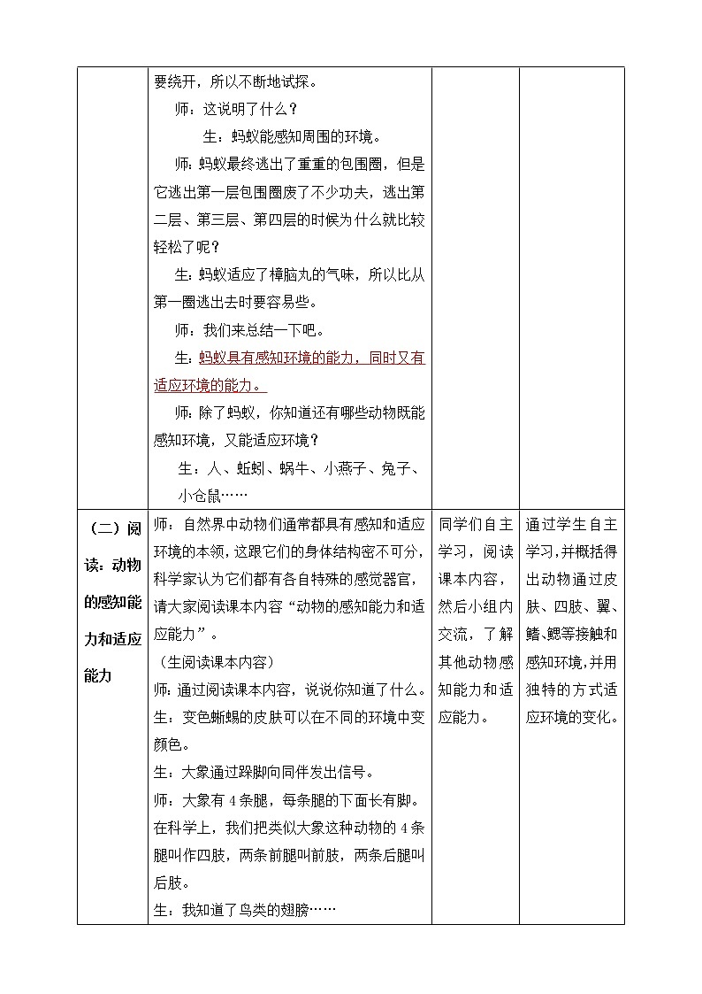 新大象版四年级下册科学1.4动物的适应能力 课件+教案+练习题课件03