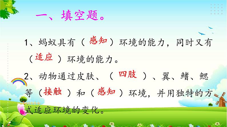 新大象版四年级下册科学1.4动物的适应能力 课件+教案+练习题课件02