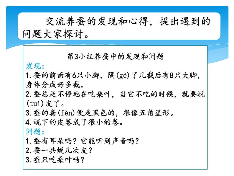 新湘科版科学四年级下册：2.2 蚕宝宝在长大 PPT课件+学习评价表+素材06