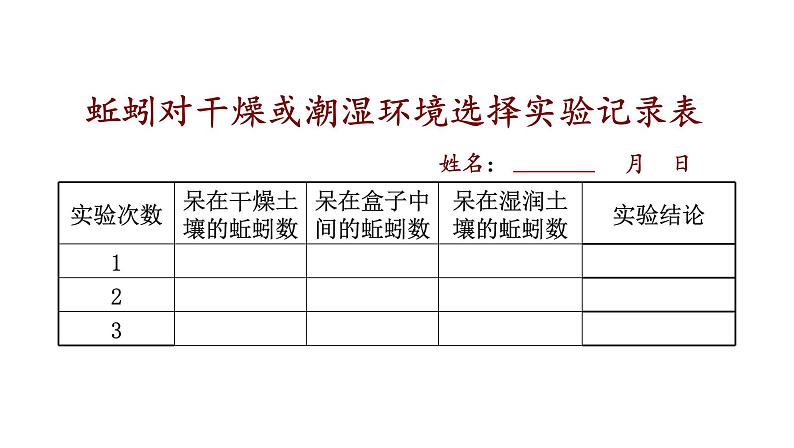 五年级下册科学课件  1.4《蚯蚓的选择》教科版06