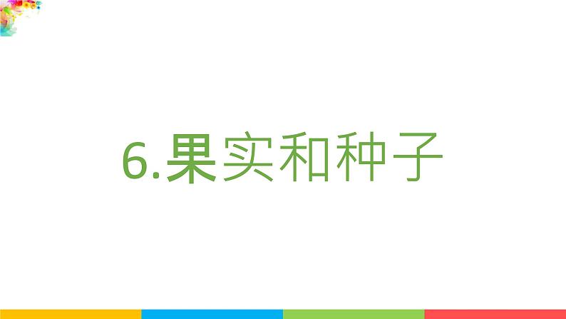 2021教科版四年级下册科学-1.6果实和种子PPT课件及教案02