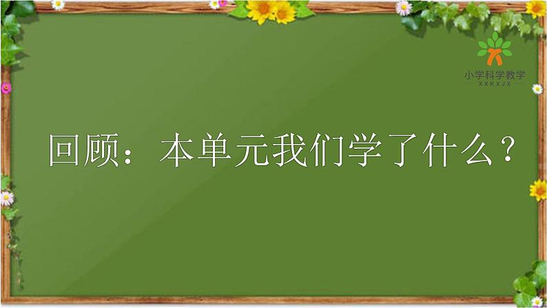 教科版四年级下册第一单元《植物的生长变化》单元整理复习课件02